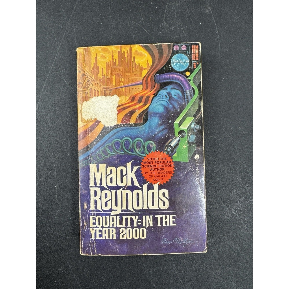 Equality‎ In The Year 2000 Science Fiction Paperback Book by Mack Reynolds Ace